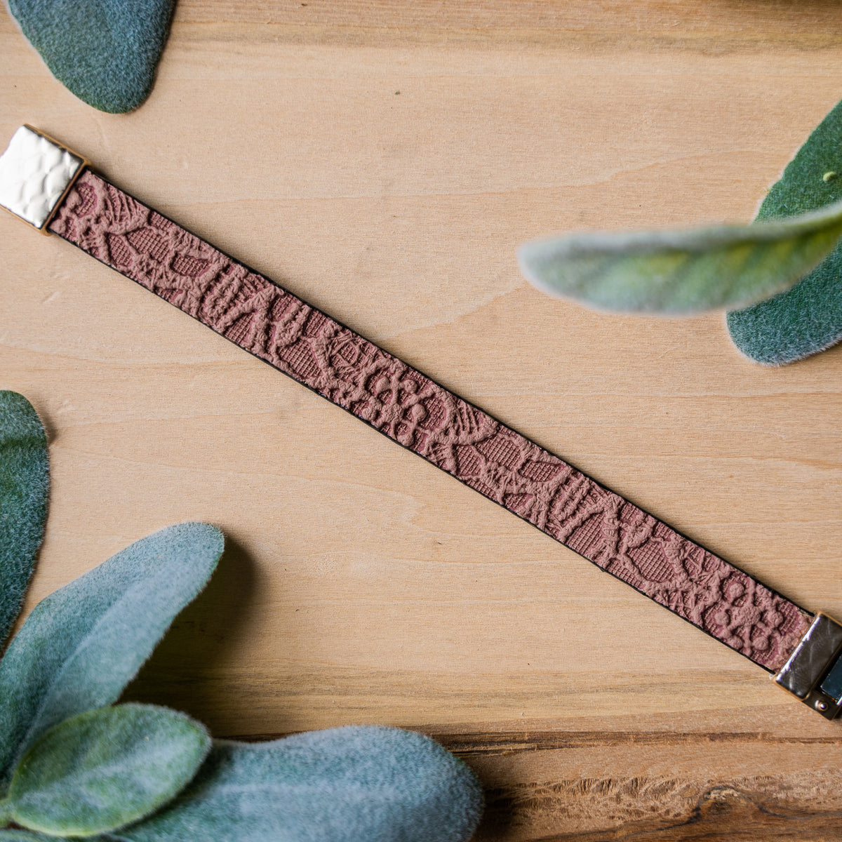 Men's Rosewood Premium Leather Bracelet