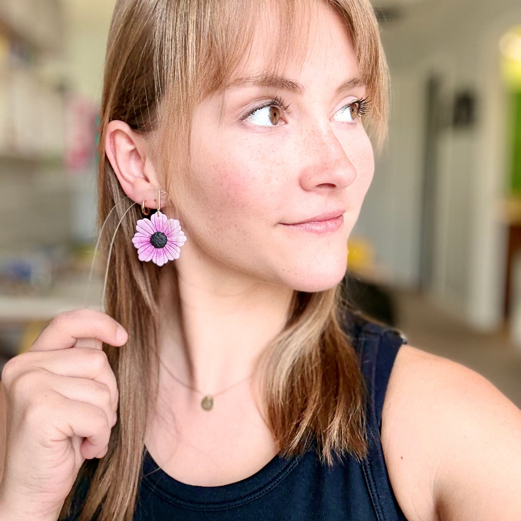 Autumn Blooms Floral Dangle Earrings (2 Colors Available)